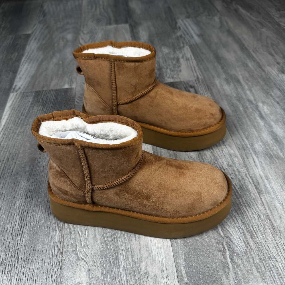 Steve Madden CAMPFIRE Platform Ankle Boots in Chestnut